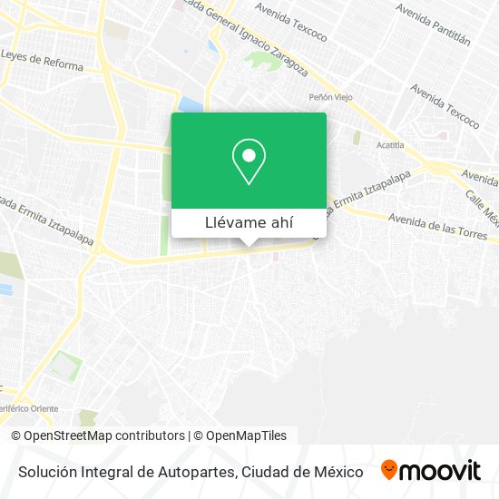 Mapa de Solución Integral de Autopartes