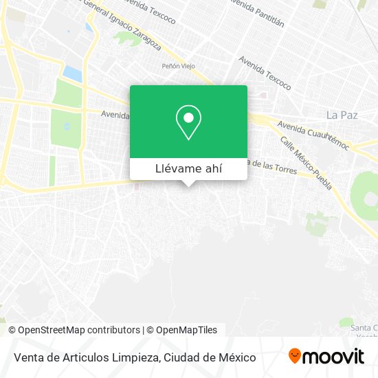 Mapa de Venta de Articulos Limpieza