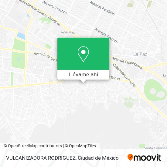 Mapa de VULCANIZADORA RODRIGUEZ