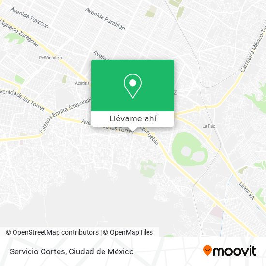 Mapa de Servicio Cortés