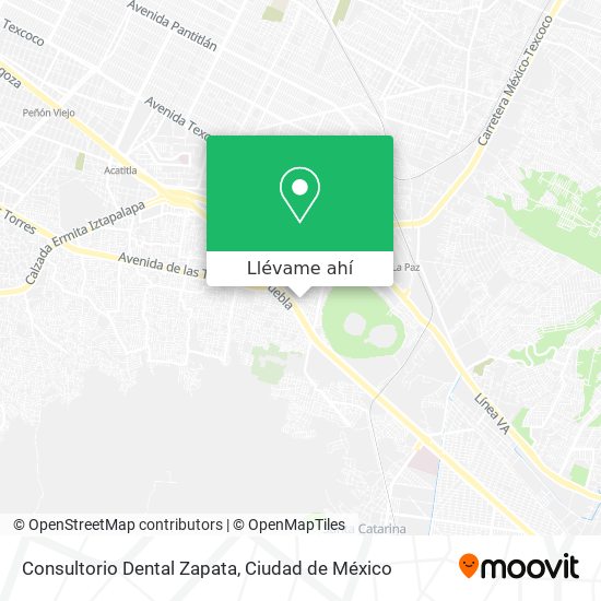 Mapa de Consultorio Dental Zapata