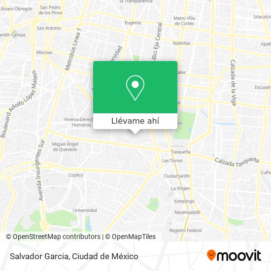 Mapa de Salvador Garcia