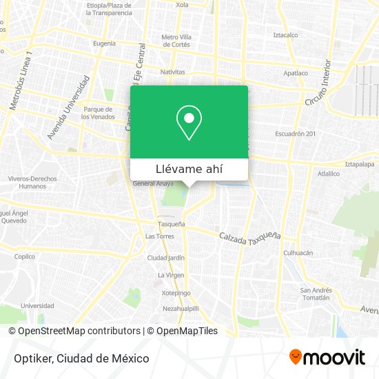 Mapa de Optiker