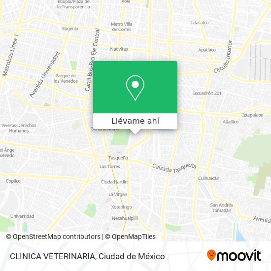 Mapa de CLINICA VETERINARIA