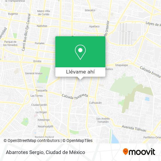 Mapa de Abarrotes Sergio