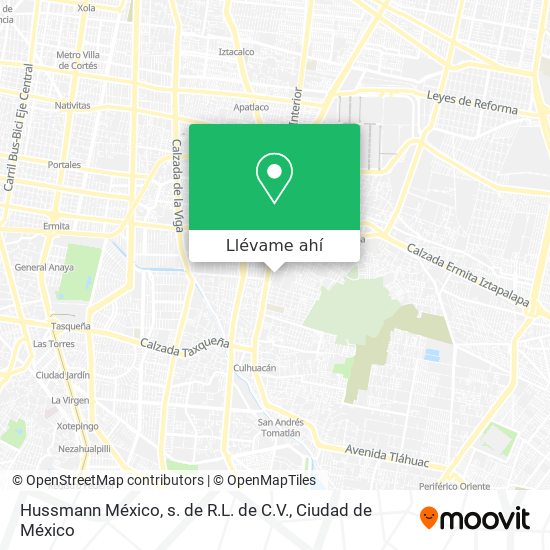 Mapa de Hussmann México, s. de R.L. de C.V.