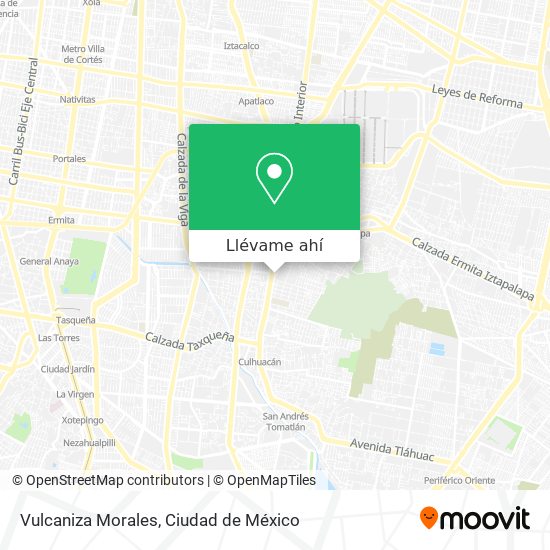 Mapa de Vulcaniza Morales