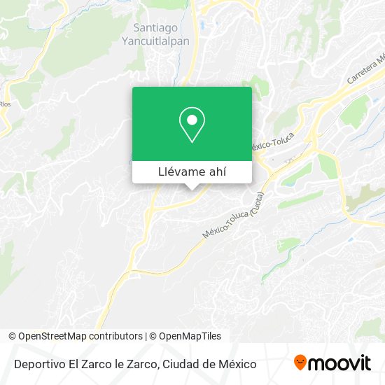 Mapa de Deportivo El Zarco le Zarco