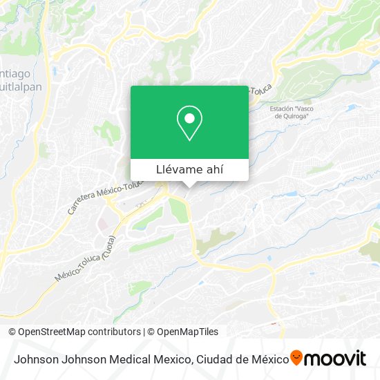 Mapa de Johnson Johnson Medical Mexico