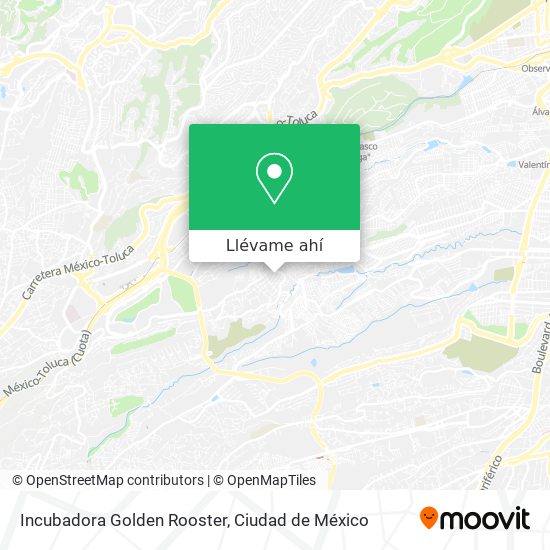 Mapa de Incubadora Golden Rooster