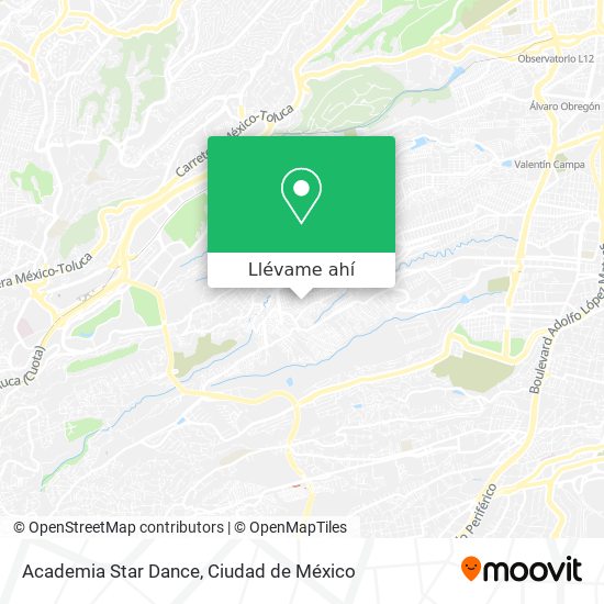 Mapa de Academia Star Dance