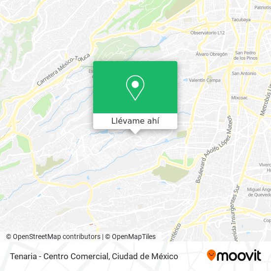 Mapa de Tenaria - Centro Comercial