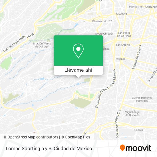Mapa de Lomas Sporting a y B