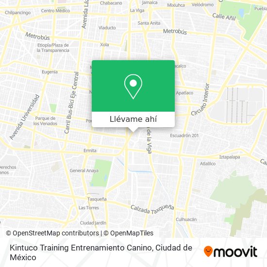 Mapa de Kintuco Training Entrenamiento Canino