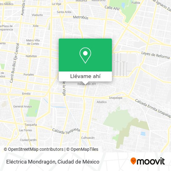 Mapa de Eléctrica Mondragón