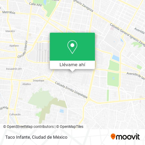 Mapa de Taco Infante