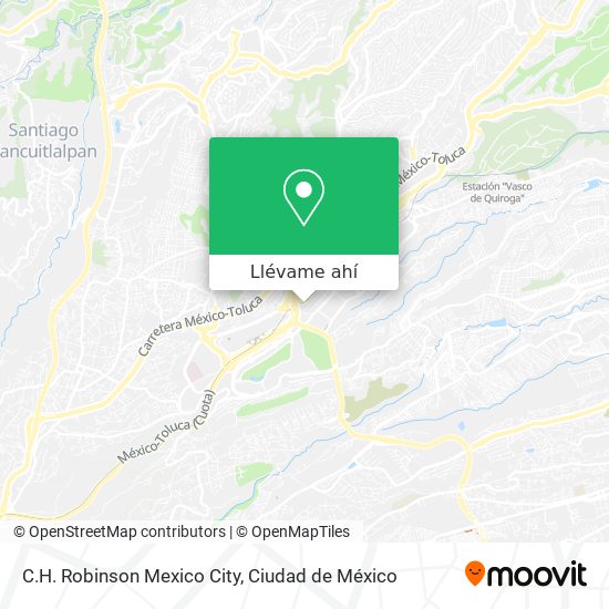 Mapa de C.H. Robinson Mexico City