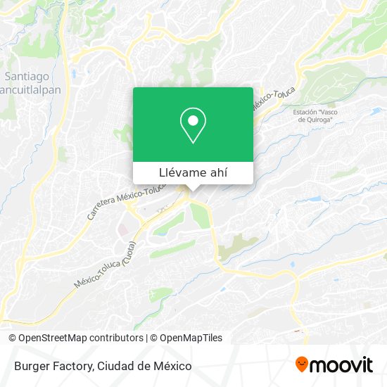 Mapa de Burger Factory