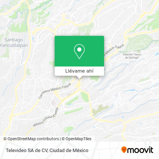 Mapa de Televideo SA de CV