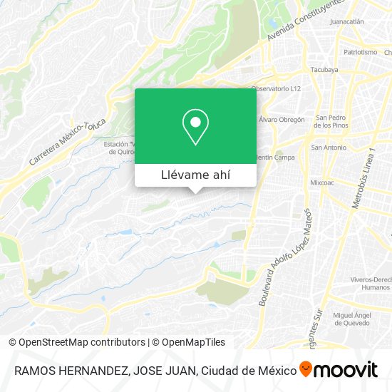 Mapa de RAMOS HERNANDEZ, JOSE JUAN