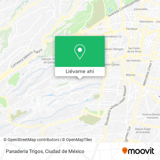 Mapa de Panaderia Trigos