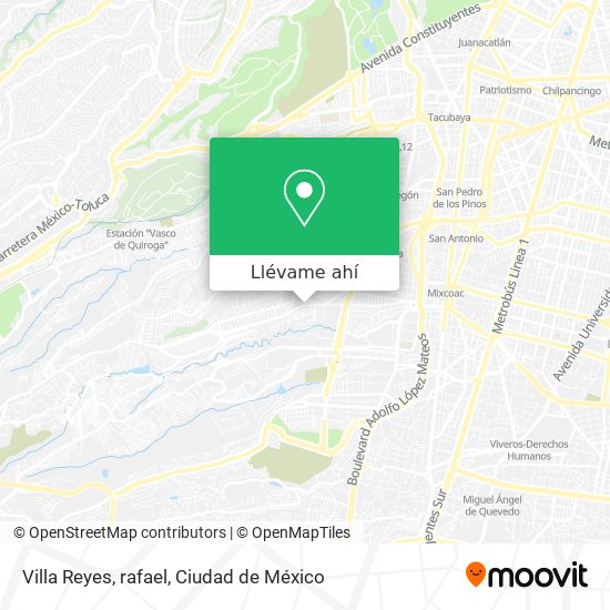 Mapa de Villa Reyes, rafael