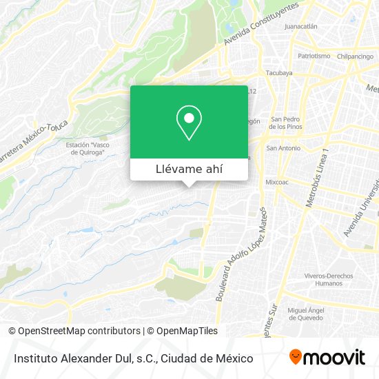 Mapa de Instituto Alexander Dul, s.C.