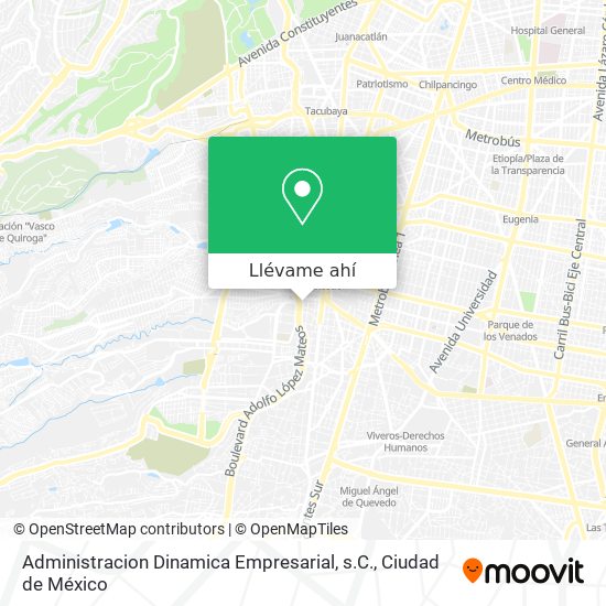 Mapa de Administracion Dinamica Empresarial, s.C.