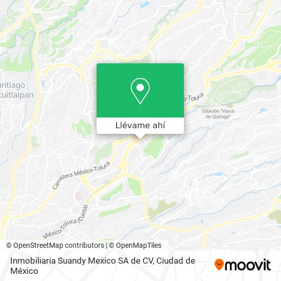 Mapa de Inmobiliaria Suandy Mexico SA de CV