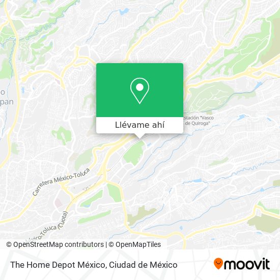 Mapa de The Home Depot México