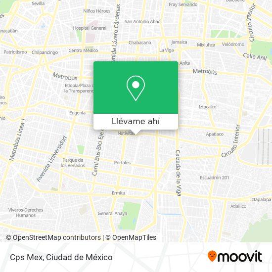 Mapa de Cps Mex