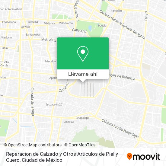 Mapa de Reparacion de Calzado y Otros Articulos de Piel y Cuero