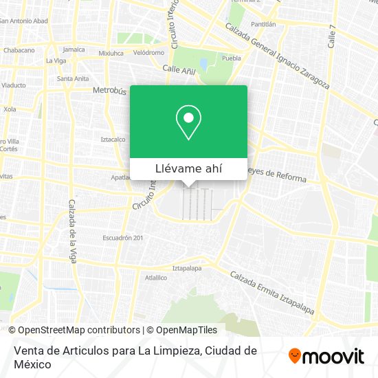 Mapa de Venta de Articulos para La Limpieza