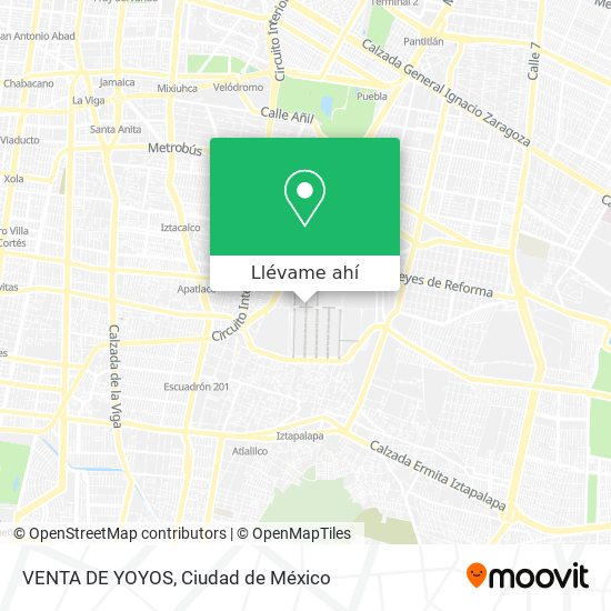 Mapa de VENTA DE YOYOS