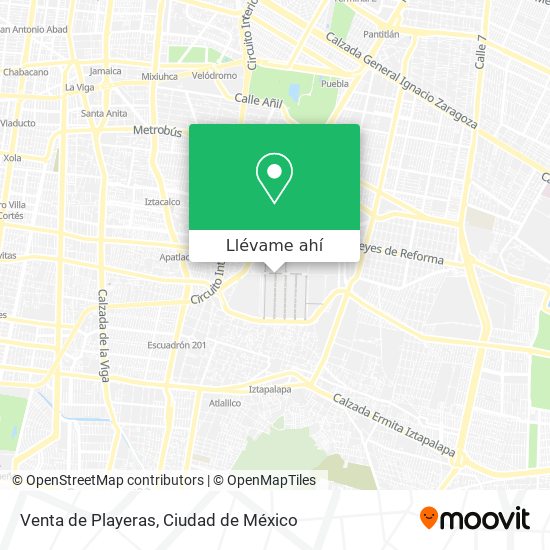 Mapa de Venta de Playeras