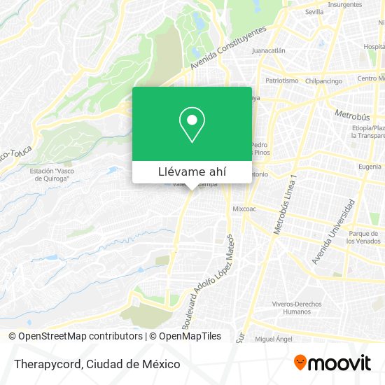 Mapa de Therapycord