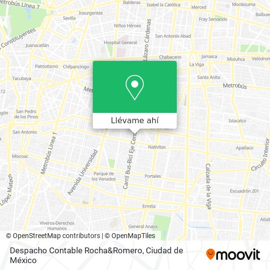 Mapa de Despacho Contable Rocha&Romero