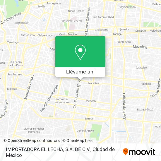 Mapa de IMPORTADORA EL LECHA, S.A. DE C.V.