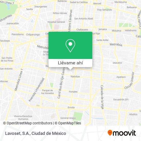 Mapa de Lavoset, S.A.