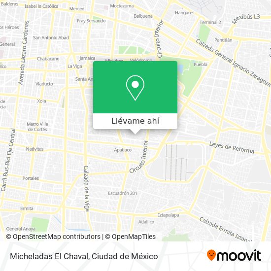 Mapa de Micheladas El Chaval