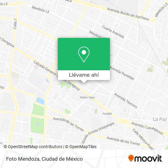 Mapa de Foto Mendoza