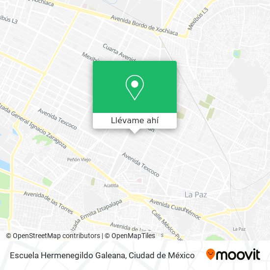 Mapa de Escuela Hermenegildo Galeana