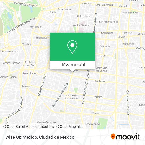 Mapa de Wise Up México