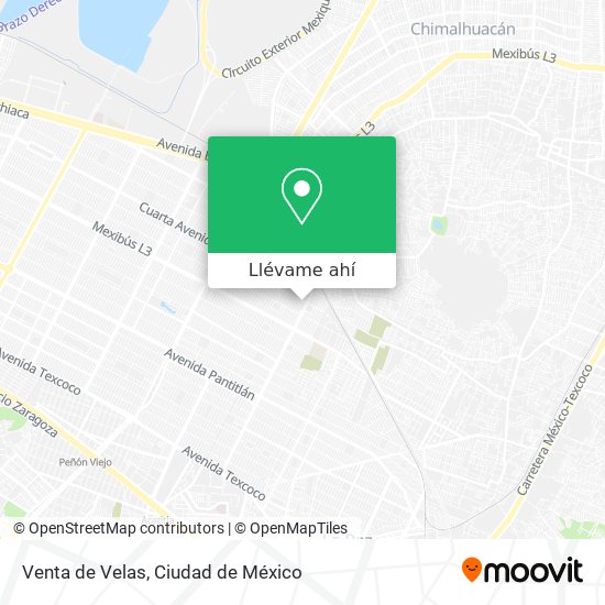 Mapa de Venta de Velas