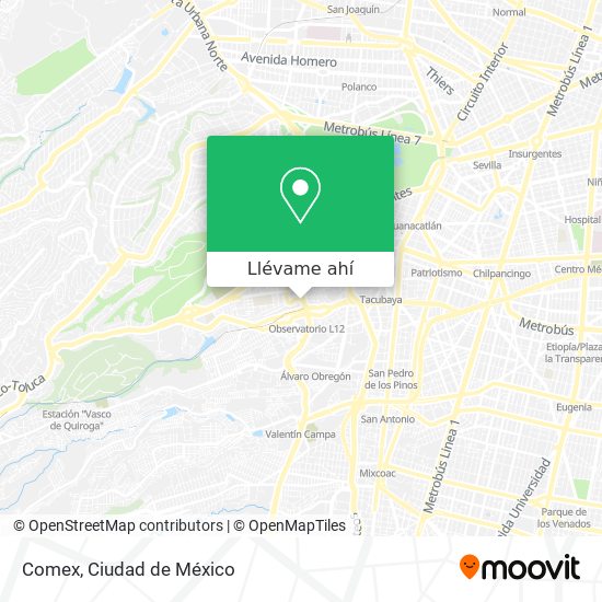 Cómo llegar a Comex en Naucalpan De Juárez en Autobús o Metro?