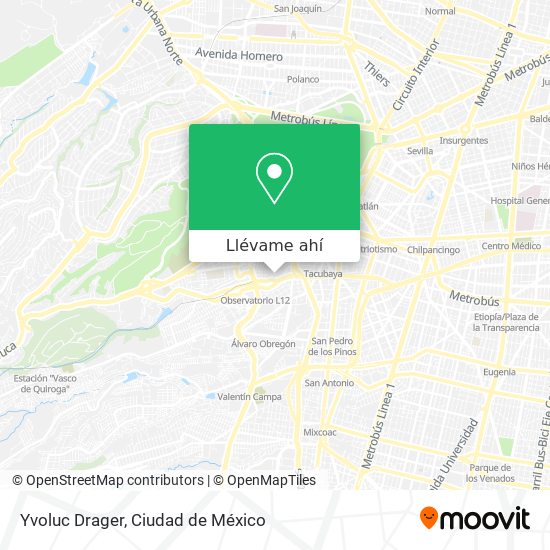 Mapa de Yvoluc Drager