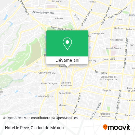 Mapa de Hotel le Reve