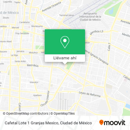 Mapa de Cafetal Lote 1 Granjas Mexico