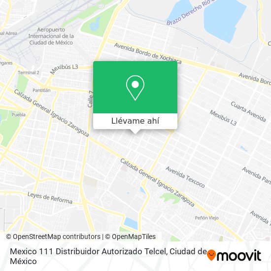 Mapa de Mexico 111 Distribuidor Autorizado Telcel