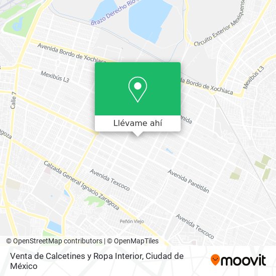 Cómo llegar a Venta de Calcetines y Ropa Interior en Venustiano Carranza en  Autobús o Metro?